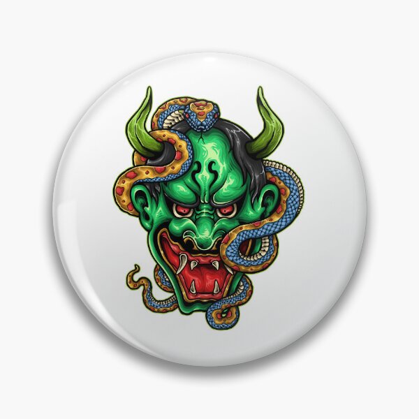 Item preview, Creative Ferocious Overcome Strong Oni And The Serpent Cute Gift designed and sold by ChamoroBowmaney.
