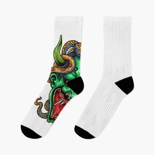 Item preview, Creative Ferocious Overcome Strong Oni And The Serpent Cute Gift designed and sold by ChamoroBowmaney.