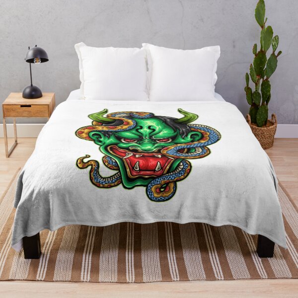 Item preview, Creative Ferocious Overcome Strong Oni And The Serpent Cute Gift designed and sold by ChamoroBowmaney.