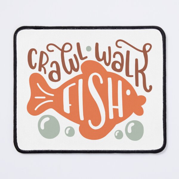 Item preview, Crawl Walk Fish designed and sold by Tia-Ako.
