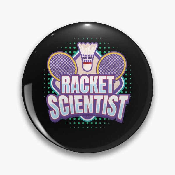 Artikelvorschau, Racket Scientist Badminton Federball entworfen und verkauft von MooonTees.
