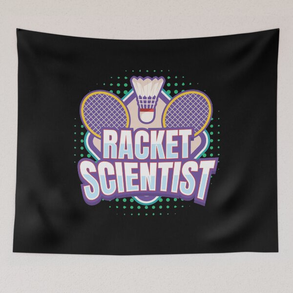 Item preview, Racket Scientist Badminton Federball designed and sold by MooonTees.
