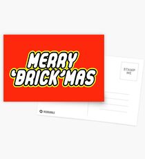 MERRY 'BRICK'MAS Postcards