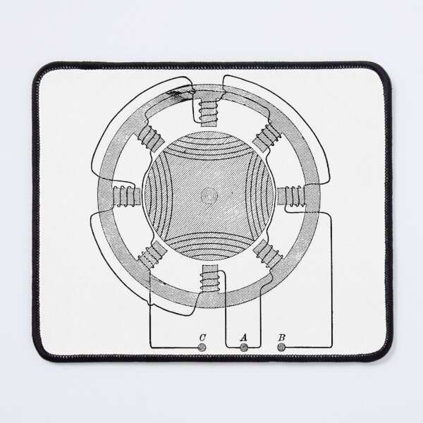 Item preview, Three Phase Motor | Vintage Electrical designed and sold by EngineersArt.
