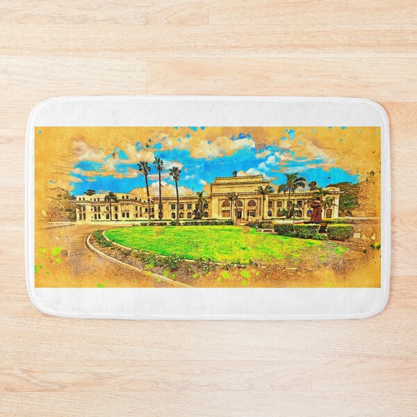 Item preview, Ventura City Hall and Father Serra statue designed and sold by NickoPrints.