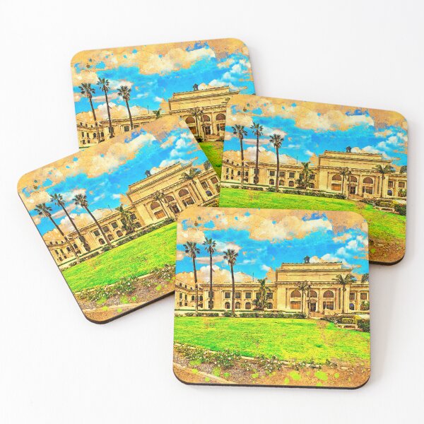 Item preview, Ventura City Hall and Father Serra statue designed and sold by NickoPrints.