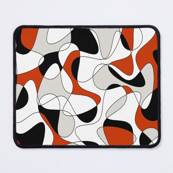 Item preview, Abstract pattern - red, gray and black. designed and sold by K.S ART.