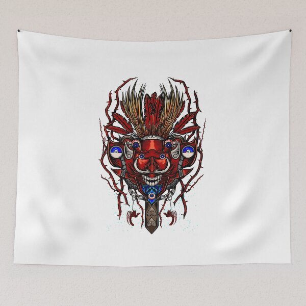Item preview, Creative Ferocious Overcome Strong Papuan Oni Maskcool Gift designed and sold by ChamoroBowmaney.