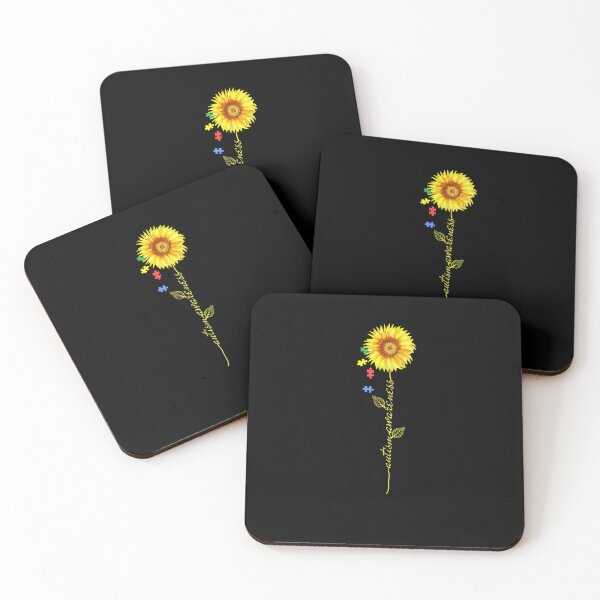 Item preview, Autism Awareness Sunflower Puzzle Pieces designed and sold by VargasParis.