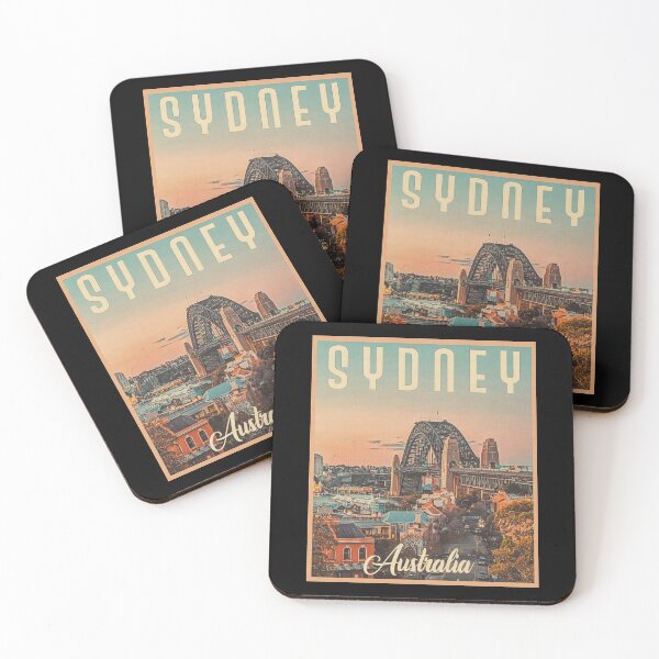 Item preview, Sydney Australia Vintage Travel, Best Gift Idea For Sydney Lovers And Travel To Sydney designed and sold by Paintcorner.