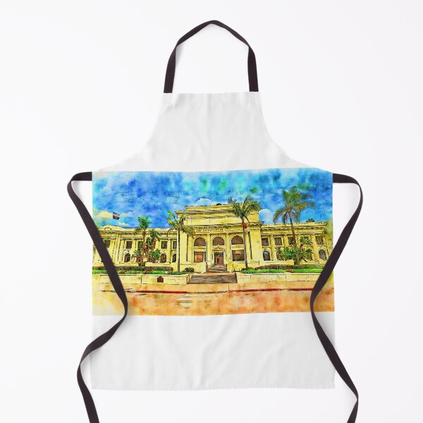 Item preview, Ventura City Hall - pen and watercolor designed and sold by NickoPrints.