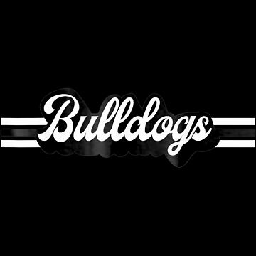 Retro Bulldogs Mascot, Unisex School Spirit, Bulldog Sports T-Shirt