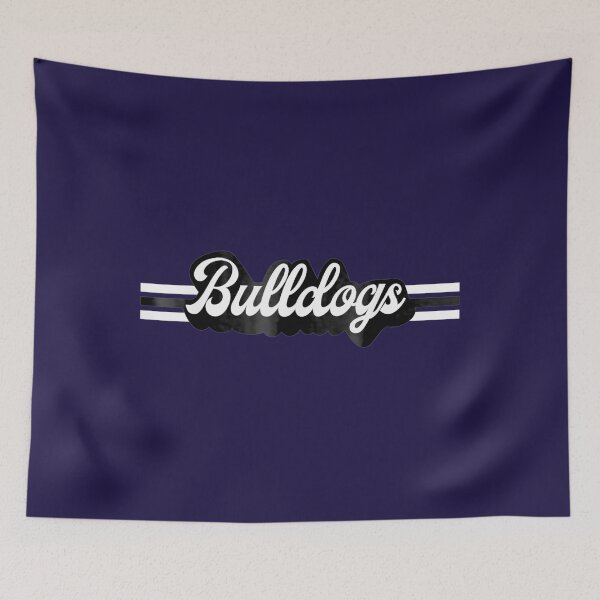 Artikelvorschau, Retro-Bulldoggen-Maskottchen-Unisex-Schulgeist-Bulldoggen-Sport entworfen und verkauft von DiolavMasjika.