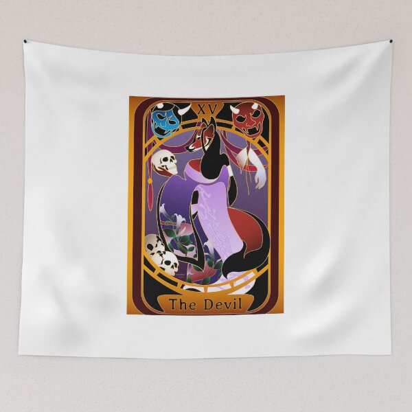 Item preview, Creative Ferocious Overcome Strong Tarot Nogitsune Retro Vintage designed and sold by ChamoroBowmaney.