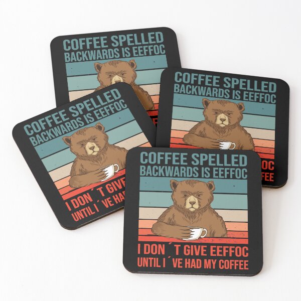Item preview, Coffee spelled backwards is eeffoc coffee caffeine designed and sold by JasonGandhi.