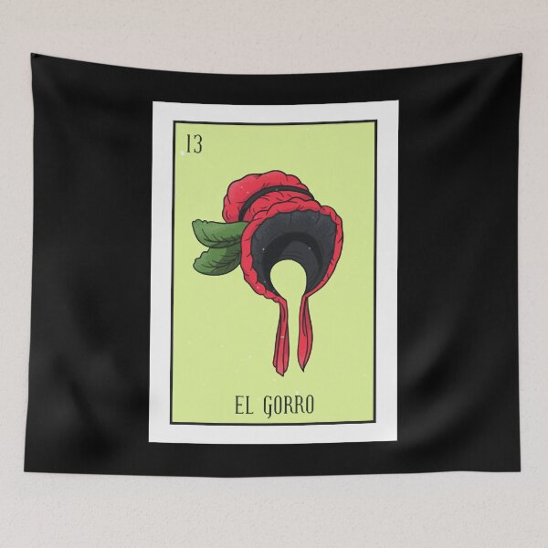 Item preview, El Gorro Lottery Card The Hat Card Mexican Lottery designed and sold by JasonGandhi.