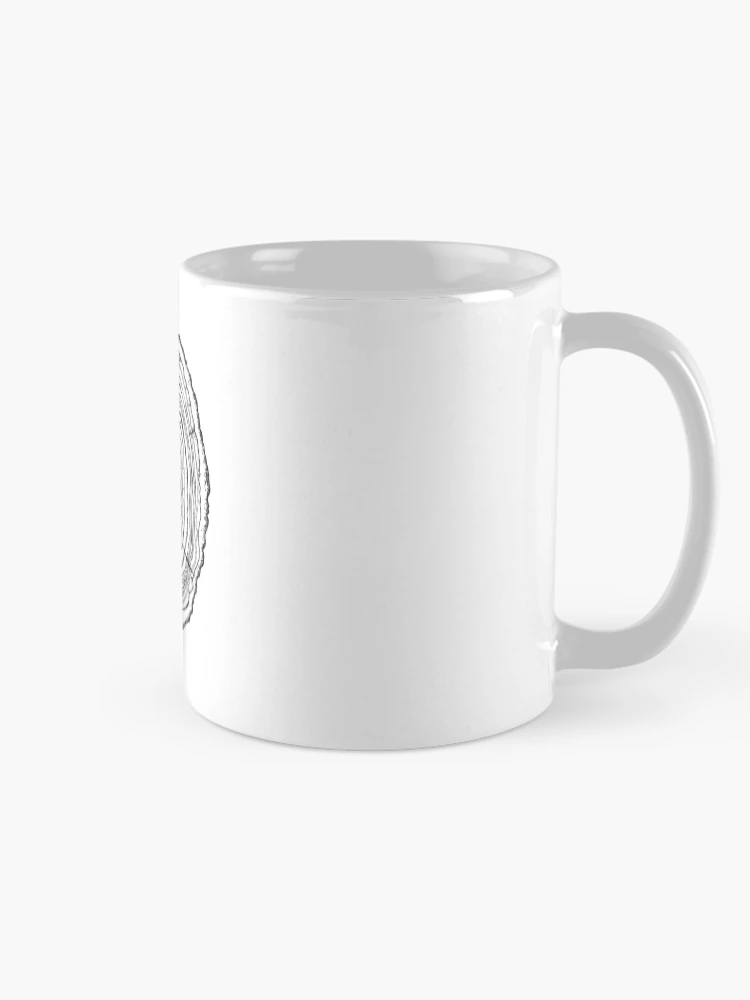Thumbnail 3 of 6, Coffee Mug, Tree Rings designed and sold by Singing Owl Crafts.