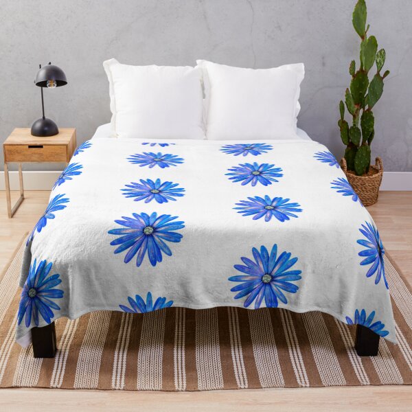 Item preview, Blue Flower With Diamond Centre designed and sold by MarieSusan.