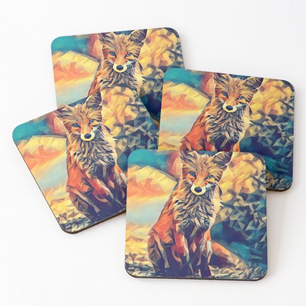 Item preview, The Fox Poly Art designed and sold by KA DESIGNS.