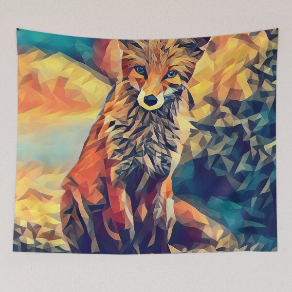 Item preview, The Fox Poly Art designed and sold by KA DESIGNS.