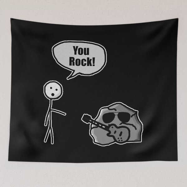Item preview, You Rock - Funny Rock & Roll Pun designed and sold by JasonGandhi.