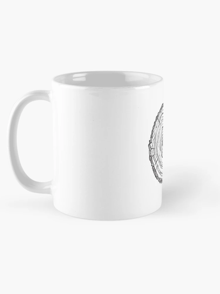 Thumbnail 5 of 6, Coffee Mug, Tree Rings designed and sold by Singing Owl Crafts.