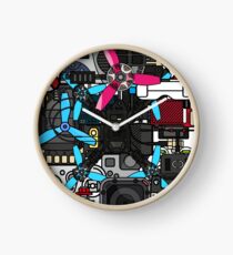 FPV Emojis Sticker Style Clock