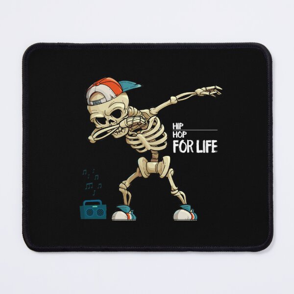 Item preview, Hip hop for life skeleton design designed and sold by darknessjeff86.