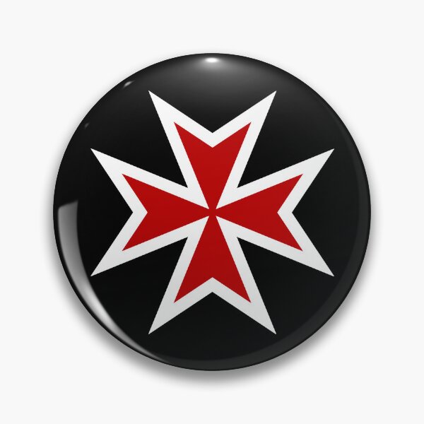 Item preview, Templar/Maltese Cross (Red Outlined) designed and sold by Ukid.