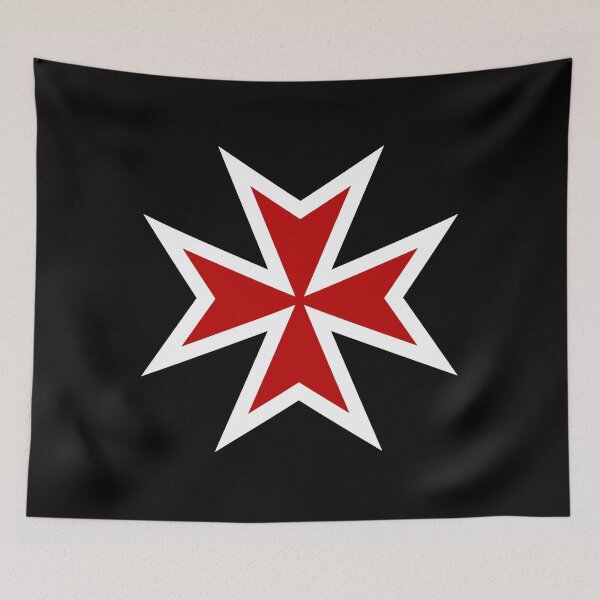 Item preview, Templar/Maltese Cross (Red Outlined) designed and sold by Ukid.