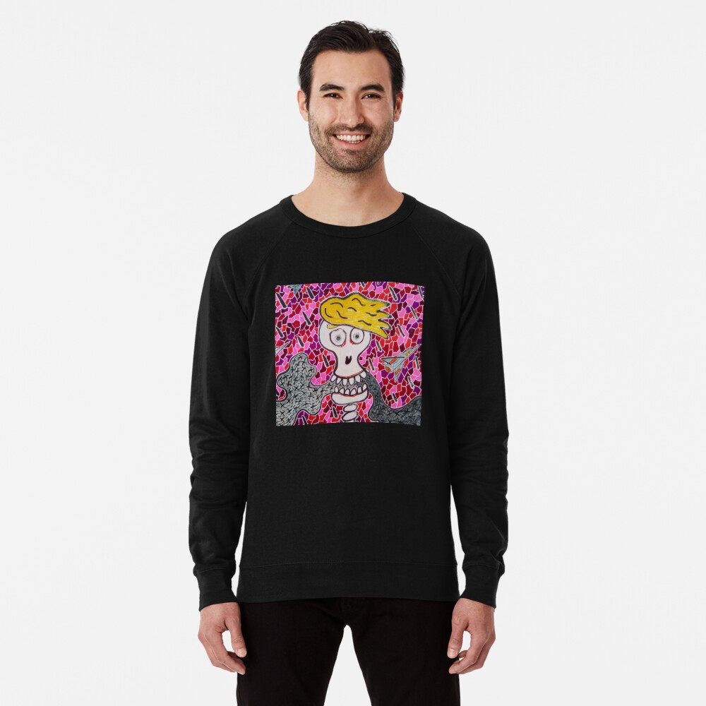 Aperçu de l'œuvre Sweatshirt léger créée et vendue par Mangepapier.