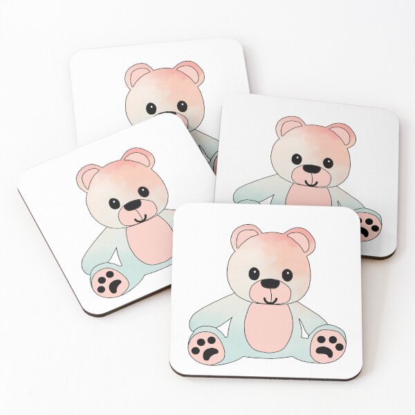 Item preview, cuddly little teddy (watercolour edition) designed and sold by ShipsinParadise.