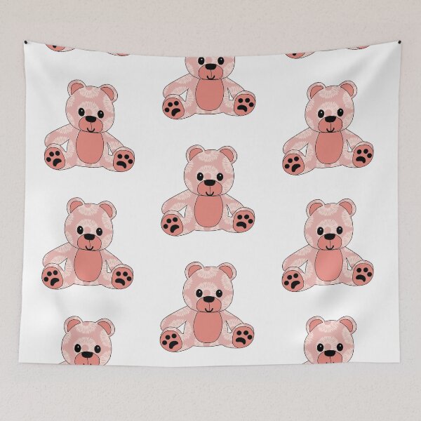 Item preview, cuddly little teddy (floral edition) designed and sold by ShipsinParadise.