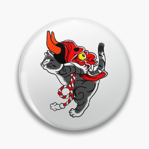 Item preview, Creative Ferocious Overcome Strong The Oni Cat Gifts For designed and sold by ChamoroBowmaney.
