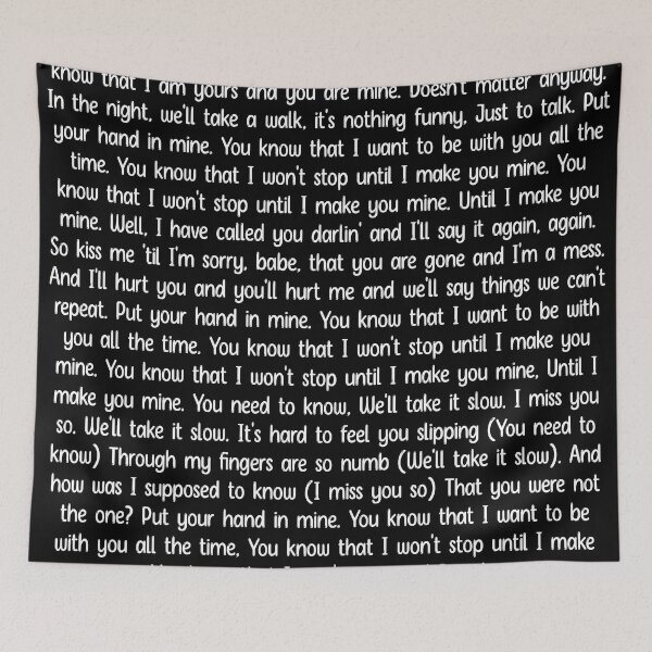 Item preview, Soy tuyo (estilo2) designed and sold by QuotableYou.