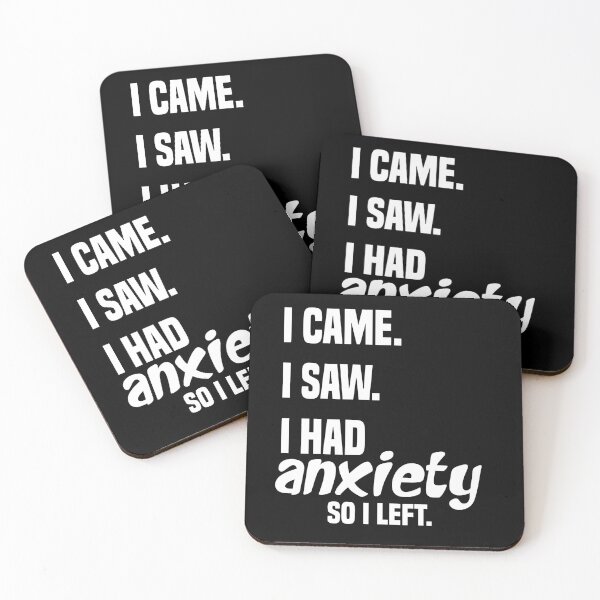 Item preview, I Came I Saw I Had Anxiety So I Left , Funny Saying Quotes, Introvert Gift, Sassy , Cute Women  designed and sold by AMERZAGUE DESIGN.
