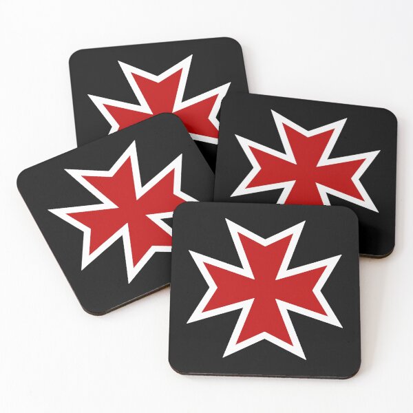 Item preview, Black Templar/Maltese Cross (Red Outlined) designed and sold by Ukid.