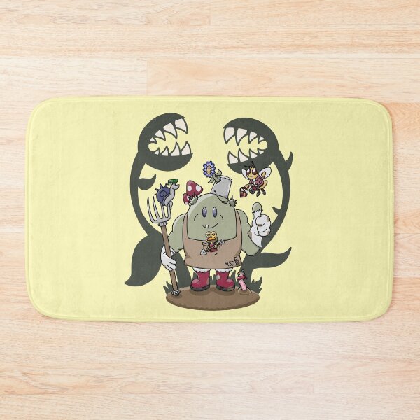 Item preview, Aggressively Green Thumb- Cartoon Gardener designed and sold by MadSkullDesigns.