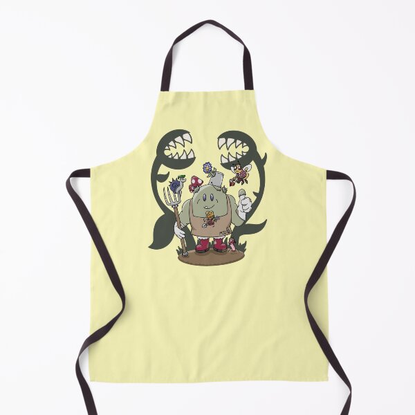 Item preview, Aggressively Green Thumb- Cartoon Gardener designed and sold by MadSkullDesigns.