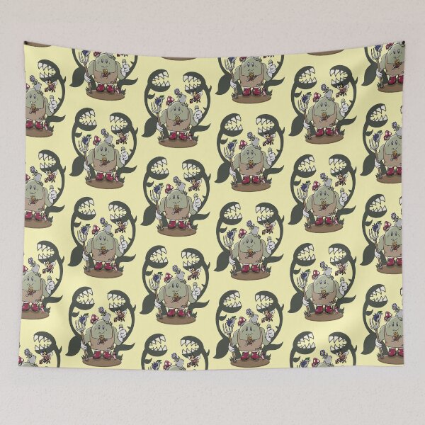 Item preview, Aggressively Green Thumb- Cartoon Gardener designed and sold by MadSkullDesigns.