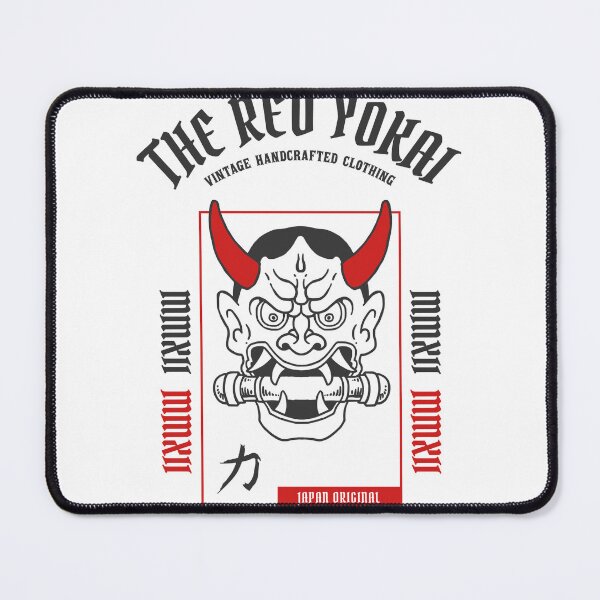 Item preview, Creative Ferocious Overcome Strong The Red Yokai Vintage designed and sold by ChamoroBowmaney.
