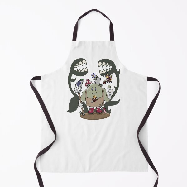 Item preview, Aggressively Green Thumb- Cartoon Gardener (White Background) designed and sold by MadSkullDesigns.