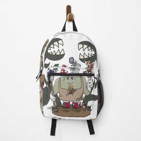 Item preview, Aggressively Green Thumb- Cartoon Gardener (White Background) designed and sold by MadSkullDesigns.