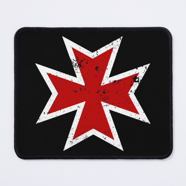 Item preview, Black Templar Cross (Red Battle Damage) designed and sold by Ukid.