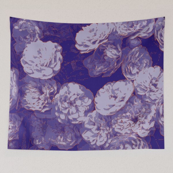 Item preview, Navy Fleur designed and sold by Zala Farah.