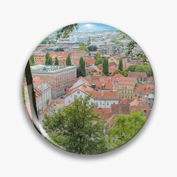 Item preview, A view through the trees from the view point on Ljubljana Castle, Slovenia designed and sold by SnapTPhotograph.