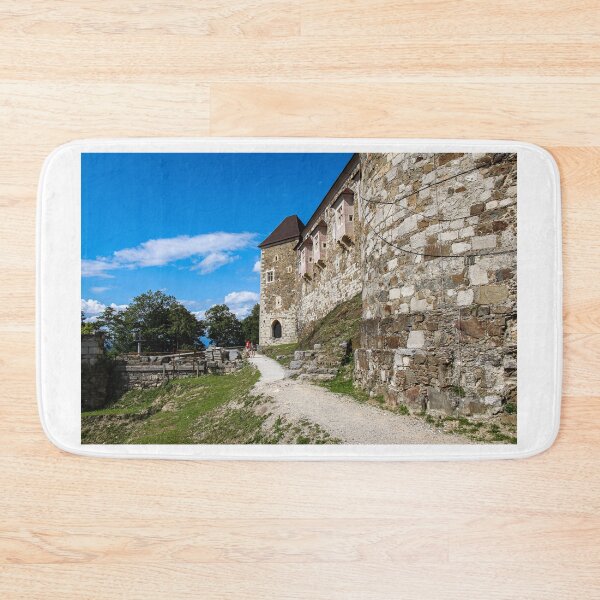 Item preview, The outer wall and watch tower on Ljubljana Castle / Ljubljanski grad, Ljubljana, Slovenia designed and sold by SnapTPhotograph.
