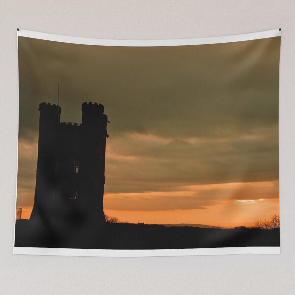 Item preview, Broadway Tower Sunset Cotswolds Worcestershire UK designed and sold by AndyEvansPhotos.