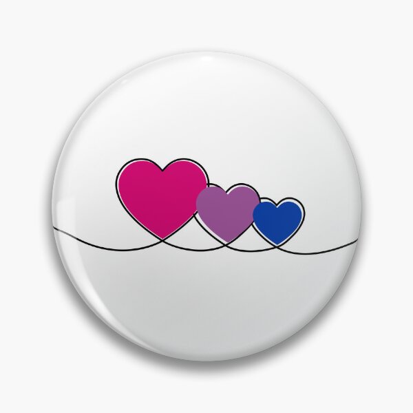 Item preview, Bisexual Hearts designed and sold by Pridish.