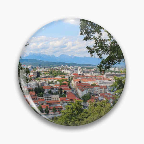 Item preview, A view through the trees from the view point on Ljubljana Castle, Slovenia designed and sold by SnapTPhotograph.